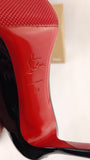 Christian Louboutin Black Patent Leather 4" Heels, Size 38 - G0415