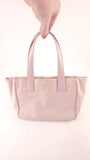 Chanel Pink Nylon Travel Line Small Hand Bag - G0437