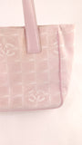 Chanel Pink Nylon Travel Line Small Hand Bag - G0437