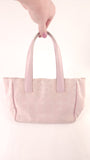 Chanel Pink Nylon Travel Line Small Hand Bag - G0437