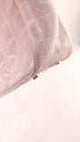 Chanel Pink Nylon Travel Line Small Hand Bag - G0437