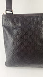 Gucci GG Brown Leather Messenger Bag - G0402
