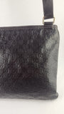Gucci GG Brown Leather Messenger Bag - G0402