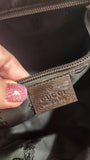 Gucci GG Brown Leather Messenger Bag - G0402