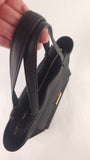 Salvatore Ferragamo Black Leather Shoulder Bag - G0397