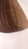 Salvatore Ferragamo Brown Rattan Shoulder Bag - 2977