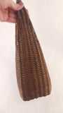 Salvatore Ferragamo Brown Rattan Shoulder Bag - 2977