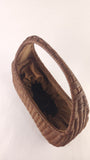 Salvatore Ferragamo Brown Rattan Shoulder Bag - 2977