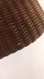 Salvatore Ferragamo Brown Rattan Shoulder Bag - 2977