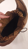 Salvatore Ferragamo Brown Rattan Shoulder Bag - 2977