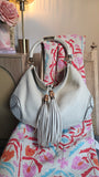 Gucci Ivory Leather Indy Babouska Hobo Bag - G0442