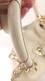 Gucci Ivory Leather Indy Babouska Hobo Bag - G0442
