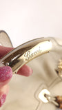 Gucci Ivory Leather Indy Babouska Hobo Bag - G0442