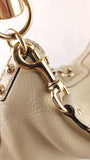 Gucci Ivory Leather Indy Babouska Hobo Bag - G0442
