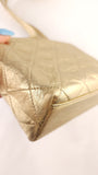 Chanel Matelasse Gold Lambskin Shoulder Bag - 3490