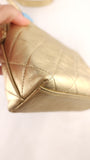 Chanel Matelasse Gold Lambskin Shoulder Bag - 3490