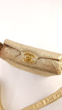 Chanel Matelasse Gold Lambskin Shoulder Bag - 3490