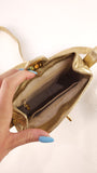 Chanel Matelasse Gold Lambskin Shoulder Bag - 3490
