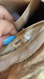 Chanel Matelasse Gold Lambskin Shoulder Bag - 3490
