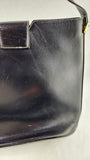 Christian Dior Black Leather Shoulder Bag - G0449