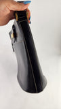 Christian Dior Black Leather Shoulder Bag - G0449