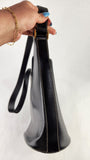 Christian Dior Black Leather Shoulder Bag - G0449