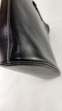 Christian Dior Black Leather Shoulder Bag - G0449