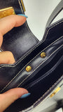 Christian Dior Black Leather Shoulder Bag - G0449