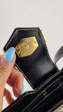 Christian Dior Black Leather Shoulder Bag - G0449