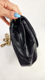 Chanel Matelasse Black Lambskin Chain Shoulder Bag - 3501