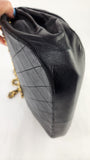 Chanel Matelasse Black Lambskin Chain Shoulder Bag - 3501
