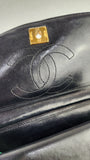 Chanel Matelasse Black Lambskin Chain Shoulder Bag - 3501