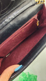 Chanel Matelasse Black Lambskin Chain Shoulder Bag - 3501