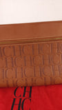 Carolina Herrera Brown Leather Shoulder Bag - G0446