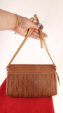 Carolina Herrera Brown Leather Shoulder Bag - G0446