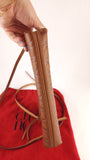 Carolina Herrera Brown Leather Shoulder Bag - G0446