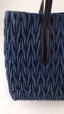 Miu Miu Matelasse Denim Shoulder Bag - 3536