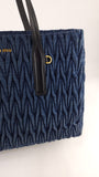 Miu Miu Matelasse Denim Shoulder Bag - 3536