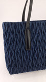 Miu Miu Matelasse Denim Shoulder Bag - 3536