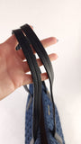 Miu Miu Matelasse Denim Shoulder Bag - 3536