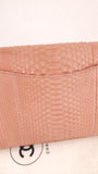 Chanel Exotic Pink Python Single Flap Shoulder Bag - G0444