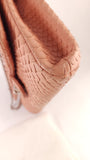 Chanel Exotic Pink Python Single Flap Shoulder Bag - G0444