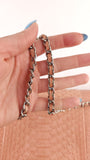 Chanel Exotic Pink Python Single Flap Shoulder Bag - G0444