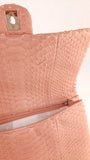 Chanel Exotic Pink Python Single Flap Shoulder Bag - G0444
