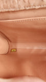 Chanel Exotic Pink Python Single Flap Shoulder Bag - G0444