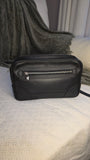 Louis Vuitton Black Leather Taiga Pouch - G0355
