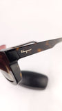 Salvatore Ferragamo Brown Plastic Sunglasses - G0475