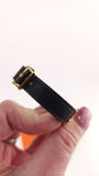 Hermes Black Leather Bracelet/Watch - G0471