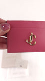 Jimmy Choo Pink Leather Card Case - G0472