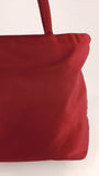Prada Red Nylon Handbag - 3549